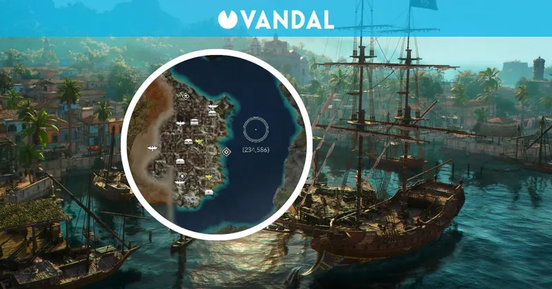 ¿Cómo de grande es Assassin's Creed Black Flag Resynced? Desvelan el mapa completo del esperado remake de Ubisoft