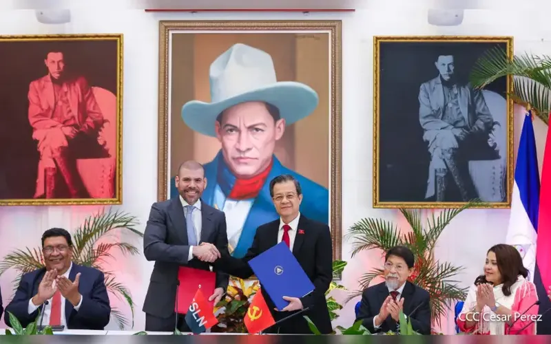 FSLN y Partido Comunista de Vietnam firman Acuerdo de Cooperación 2026-2030