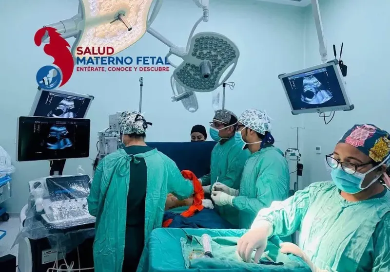 Realizan exitosa cirugía fetal en el Hospital Bertha Calderón Roque para salvar el riñon de un bebé