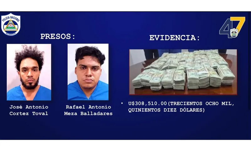 Incautan más de 557 mil dólares en Chinandega y La Paz Centro