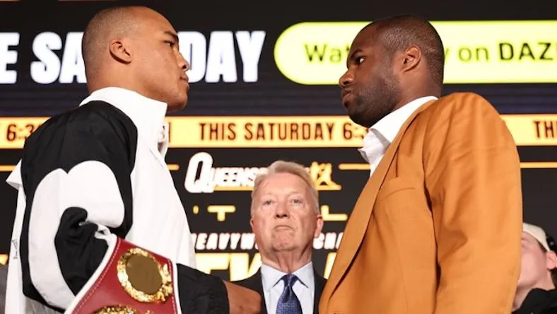 Muy cerca el Daniel Dubois vs Fabio Wardley 2
