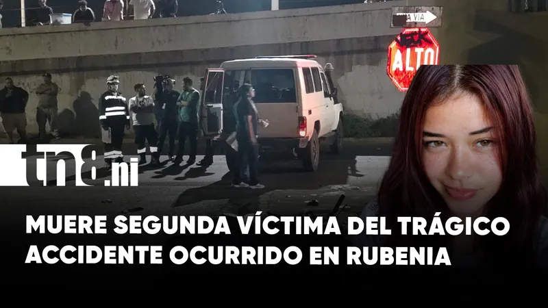 Fallece la segunda víctima del trágico accidente vial ocurrido en Rubenia