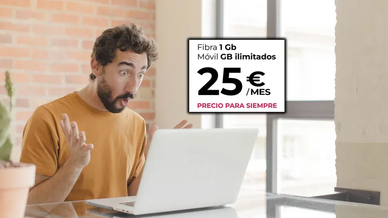 25 euros por fibra de 1 Gbps y móvil ilimitado para siempre: la oferta de Adamo por Halloween que termina pronto