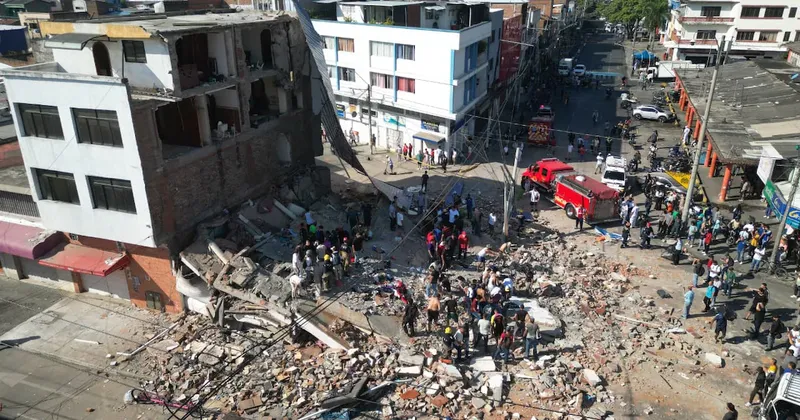 Van 181 muertos y 1.310 heridos en Colombia por temblor de 7,4