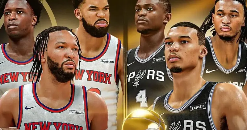 Hoy inician las Finales de la NBA y NBA 2K26 predice al ganador. ¿Spurs o Knicks?