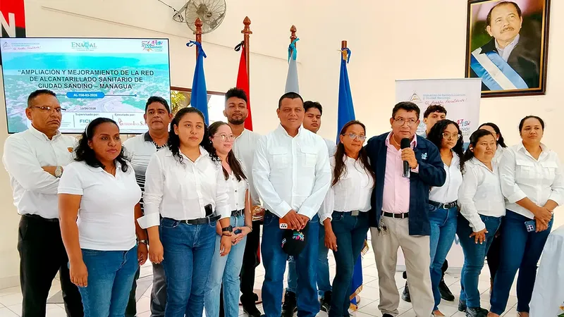 Gobierno de Nicaragua impulsa obras de alcantarillado sanitario en Ciudad Sandino, Managua