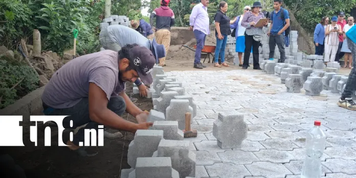 Adoquinado de calles y mejoras en espacios públicos transforman San Marcos