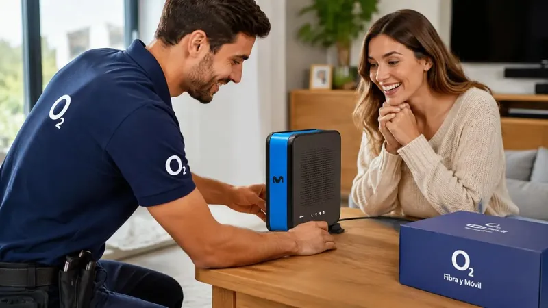 O2 sigue los pasos de Movistar y comienza a instalar el router WiFi 7 con las nuevas altas de fibra