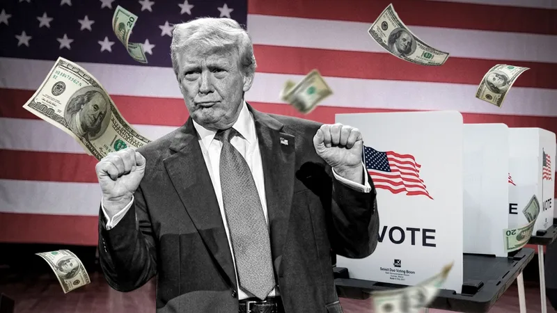 Donald Trump promete US$5.000 a votantes en plena caída de popularidad