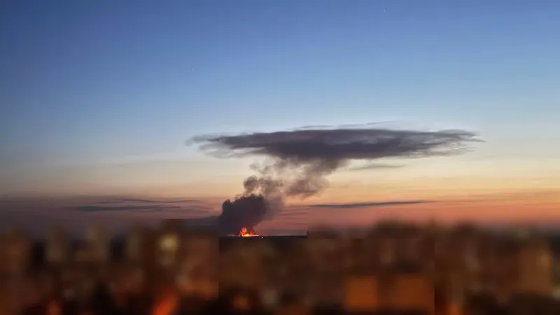 Fuerte explosión con numerosas detonaciones provoca gran incendio cerca de Kiev (VIDEOS, FOTOS)