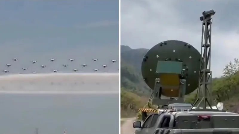 La nueva arma antidrones de China apunta a derribar varios aparatos a la vez