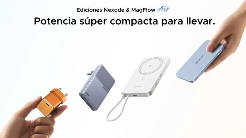 La obsesión por hacer cargadores cada vez más pequeños ya tiene nuevo límite. UGREEN quiere que lleves 65W de potencia en el bolsillo sin darte cuenta
