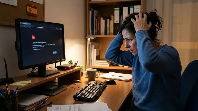 «Qué desesperación»: el Estado presume de la firma electrónica, mientras su web oficial lleva horas inaccesible por no renovar un certificado