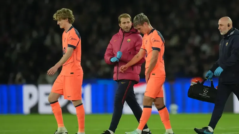 Dani Olmo y Dembélé, lesionados antes de la media hora