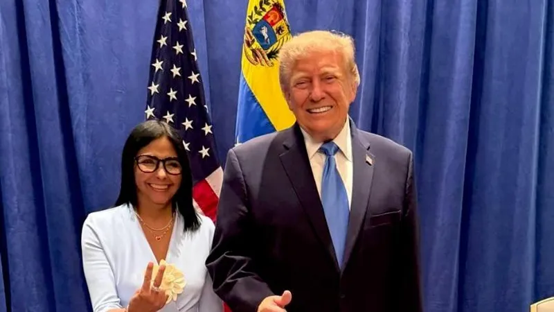 Delcy Rodríguez informa sobre los temas que abordó con Donald Trump en su primera reunión
