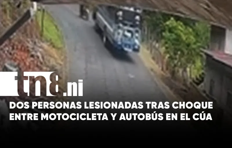 Choque contra autobús y derrame de aceite marcan accidentes viales en Jinotega