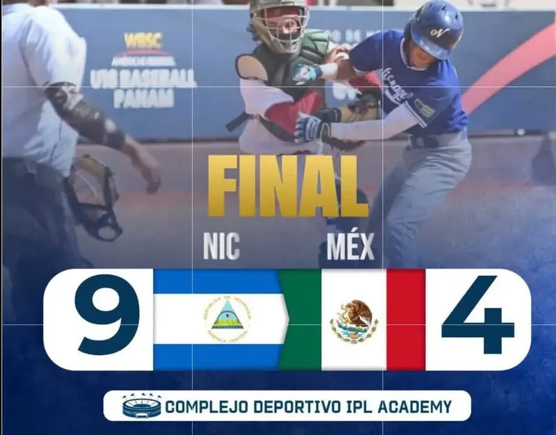 Nicaragua le gana 9-4 a México en el Premundial U-18