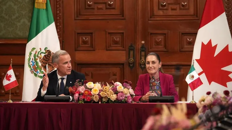 Sheinbaum conversa con Carney sobre comercio y el T-MEC