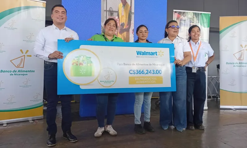 Walmart Nicaragua dona camión de carga al Banco de Alimentos