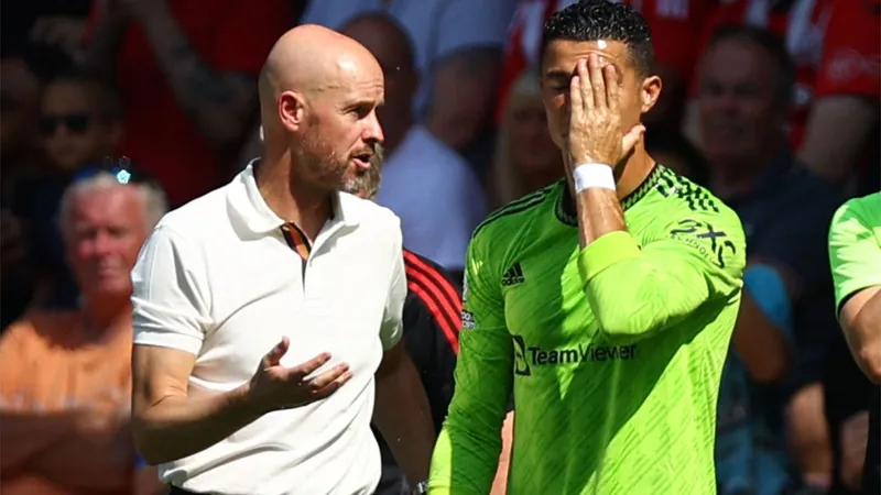 Crítica demoledora a Cristiano Ronaldo cortesía de Erik Ten Hag