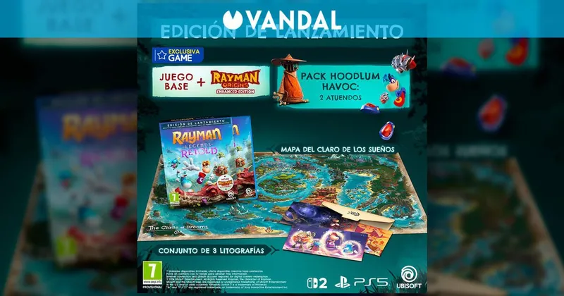 Ya puedes reservar en Rayman Legends Retold en GAME, y su Launch Edition de forma exclusiva