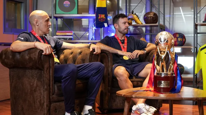 El Barça de fútbol sala, campeón de Liga, en MD: "Hemos celebrado como se merece"