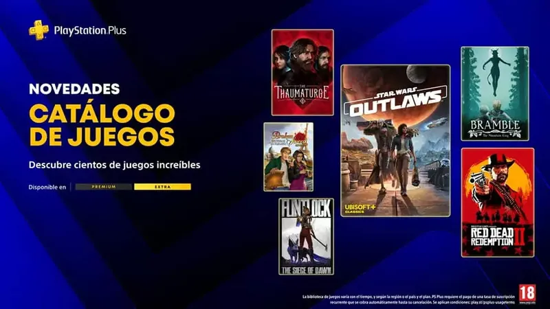 Catálogo de clásicos de PlayStation Plus en mayo