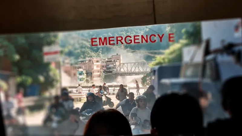 Impactante video muestra cómo estudiantes escapan de la catástrofe en Nepal