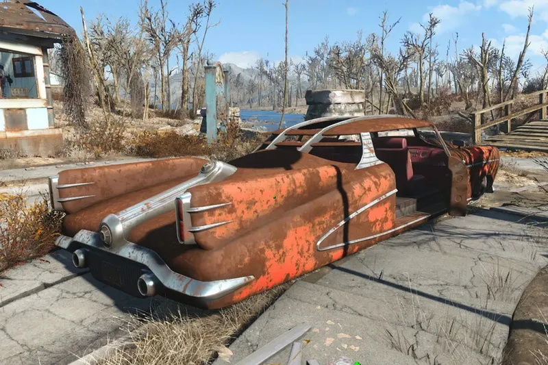 El mundo olvidado y desconocido de Fallout 4: aviones, coches, camiones y otros trozos de chatarra del yermo