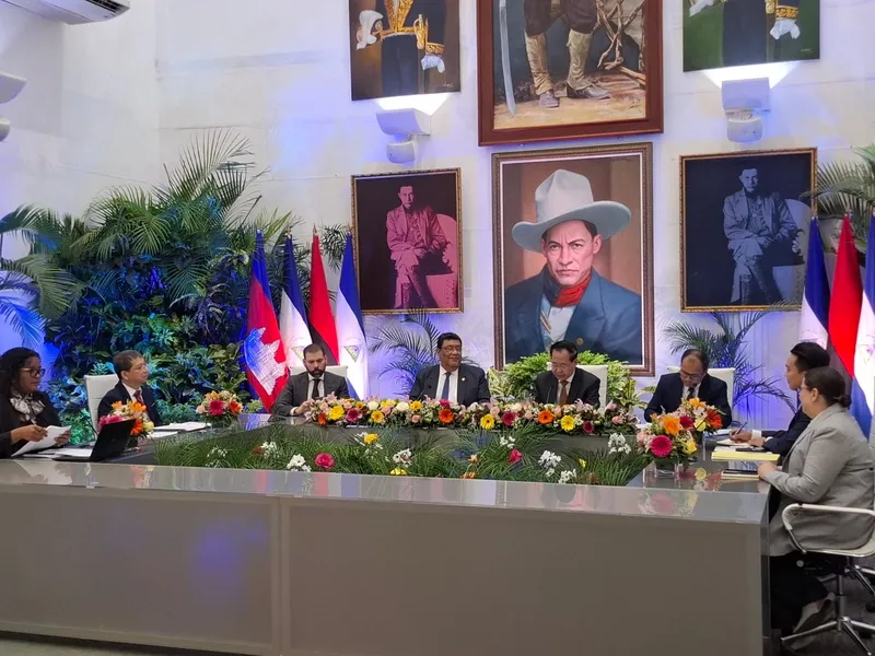 Nicaragua y Camboya desarrollan ronda de consultas políticas