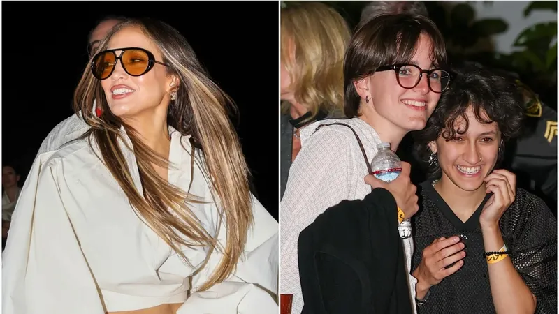 Jennifer Lopez, su hijo Oskar y Fin Affleck viven una noche inolvidable cortesía de Ariana Grande