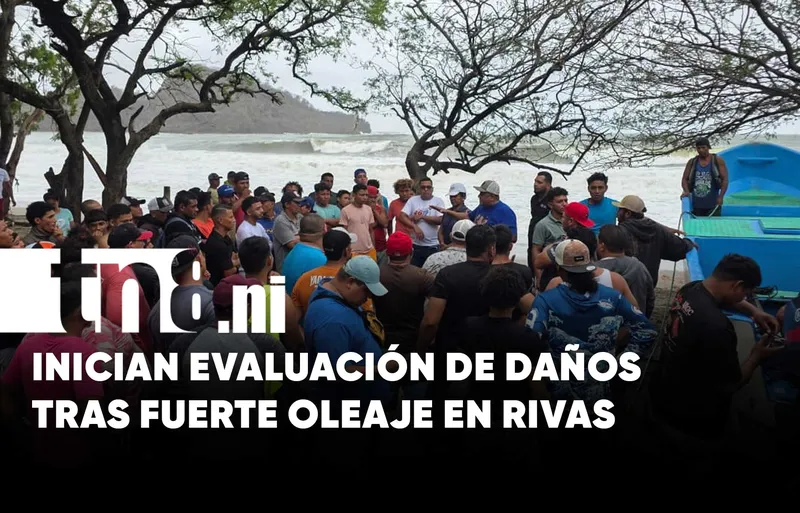 Autoridades de Tola y San Juan del Sur evalúan daños tras fuerte oleaje en...
