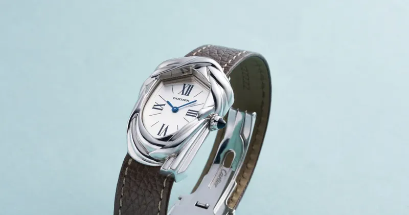 El único reloj Cartier Cheich de oro blanco se convierte en el más caro de la marca vendido en una subasta