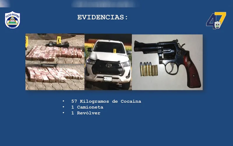 Nuevo golpe al narcotráfico en Nicaragua: Policía Nacional incauta 57 kilos de cocaína en Tipitapa