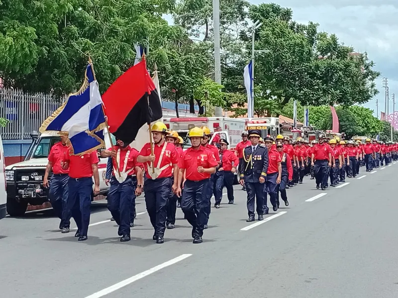 Benemérito Cuerpo de Bomberos de Managua celebra 90 años de servicio y protección a las familias