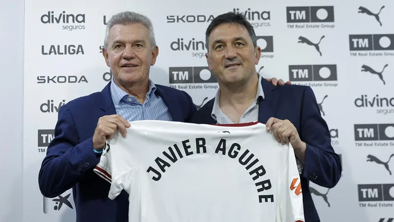 Las frases con las que Javier Aguirre conquistó al Valencia en su presentación