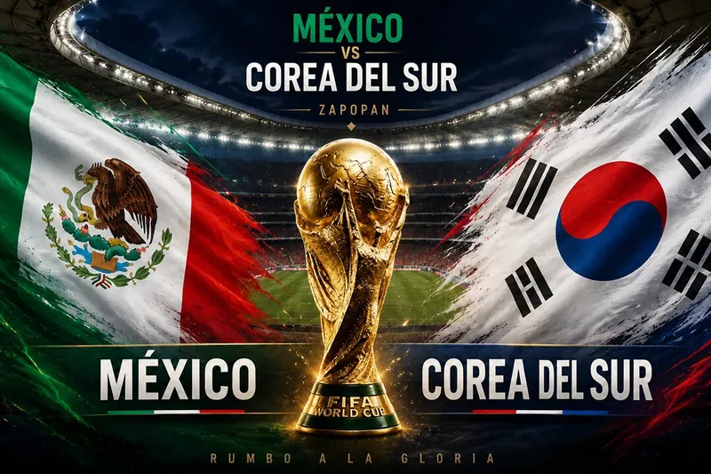 México vs Corea del Sur: horario y dónde ver el Mundial 2026 EN VIVO