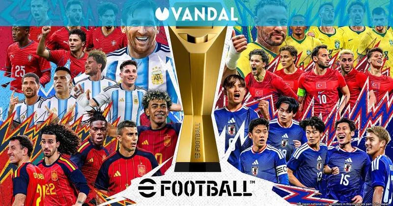 eFootball regala a Messi y Lamine Yamal para celebrar la llegada del Mundial de fútbol 2026