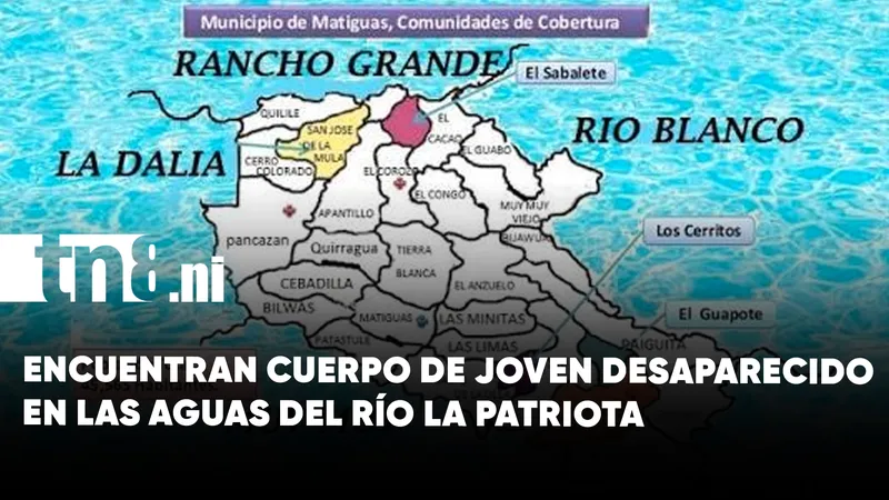 Tras tres días de búsqueda, encuentran sin vida a joven arrastrado por el río...