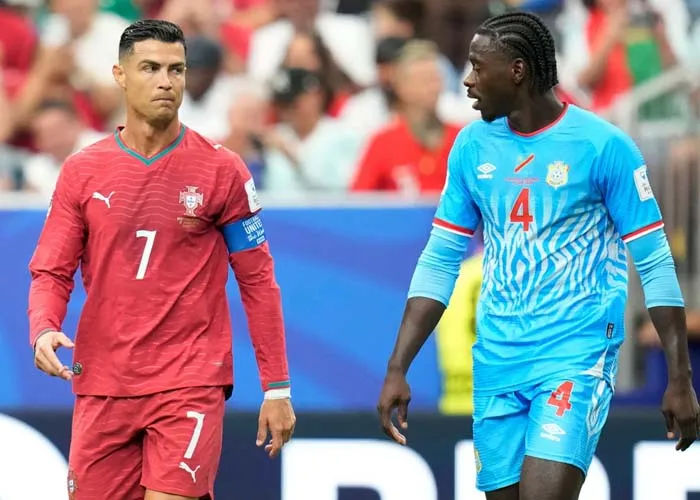 Cristiano y Portugal se duermen y Congo saca empate 1-1 en el Mundial