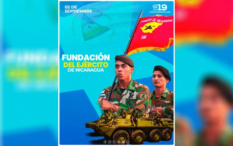 Fuerzas Militares del Ejército de Nicaragua celebrarán su 47.º aniversario este miércoles