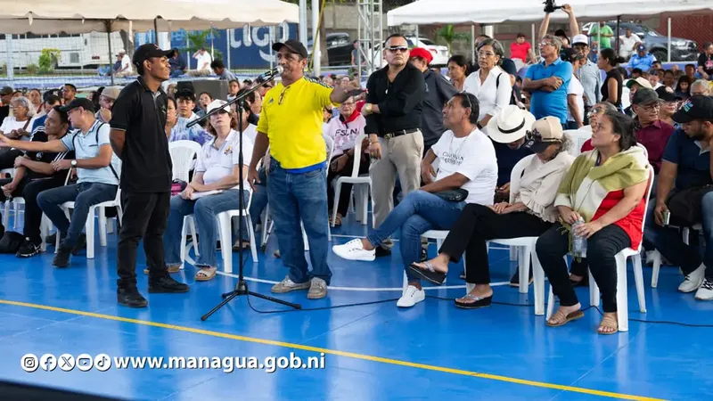 Alcaldía de Managua consulta a familias del Distrito II para definir obras municipales de 2027