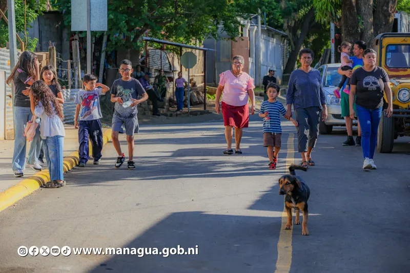 Inauguran nuevas calles para las familias en la comarca Cruz del Paraíso