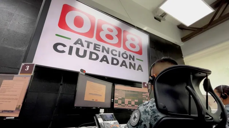 Un servicio en constante evolución: así opera la línea de emergencia de la Guardia Nacional de México | Video