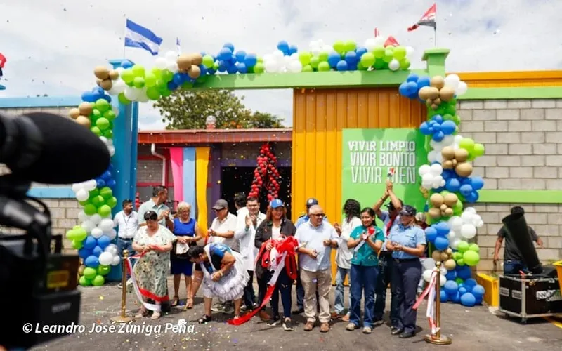 ALMA inaugura centro de acopio de desechos sólidos en el mercado Roberto Huembes