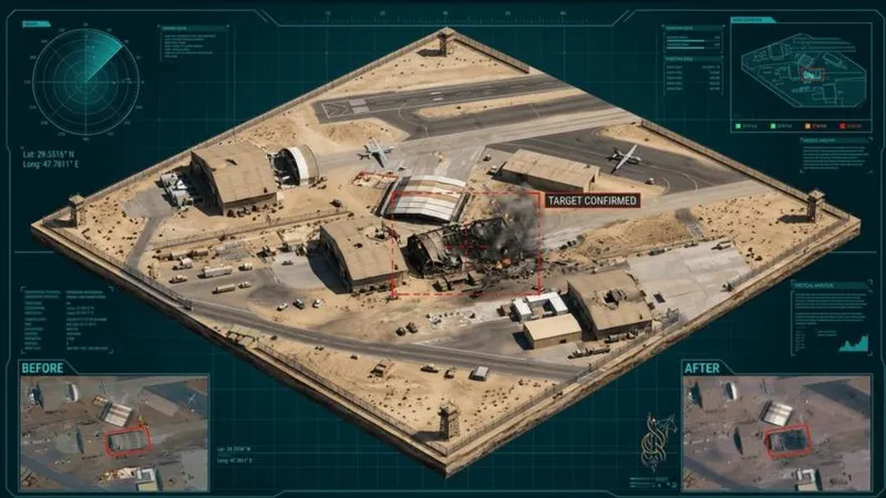 Ataque de represalia de Irán golpea hangar de drones de EEUU en Kuwait