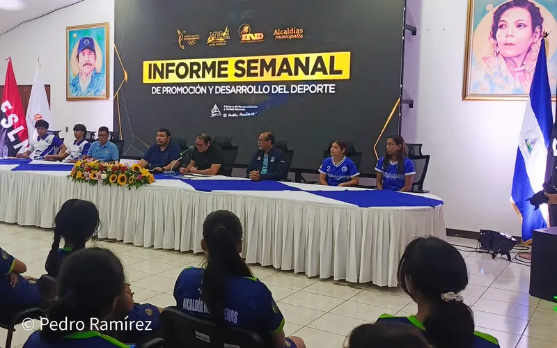 Autoridades del IND presentan informe semanal de promoción y desarrollo deportivo