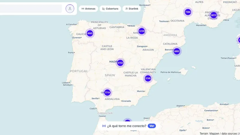 El mejor mapa de antenas de operadoras en España recibe una actualización para integrarse con ChatGPT