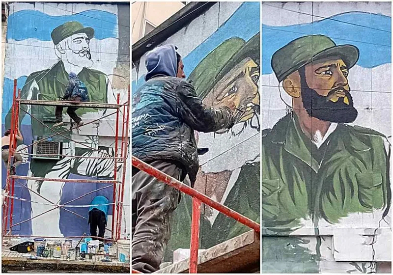 100 murales por Fidel Castro en Argentina