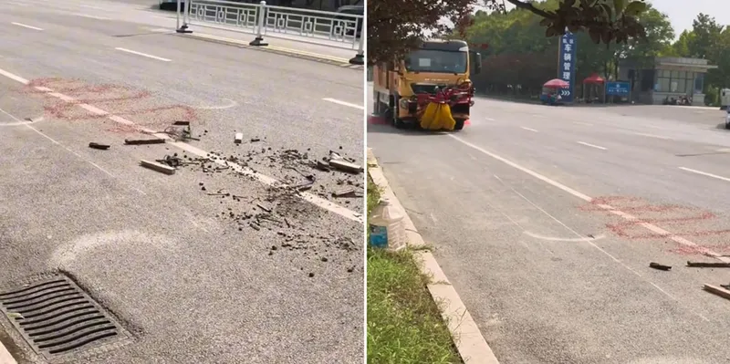 China sorprende con una máquina que limpia calles en segundos (VIDEO)